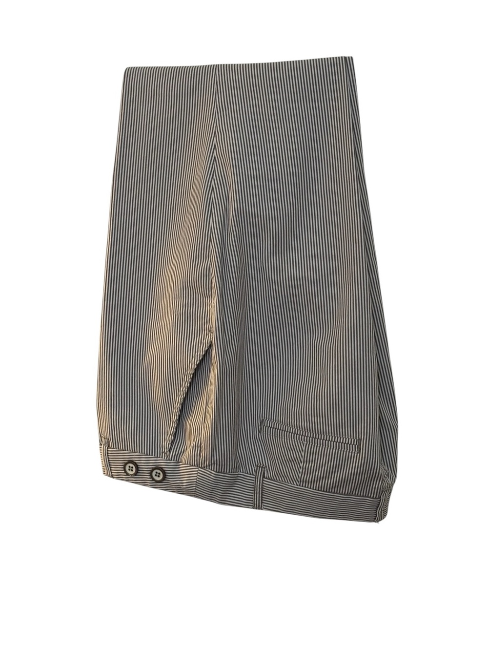 Grace Pinstripe Trousers Women's Size 8 CreamBrown